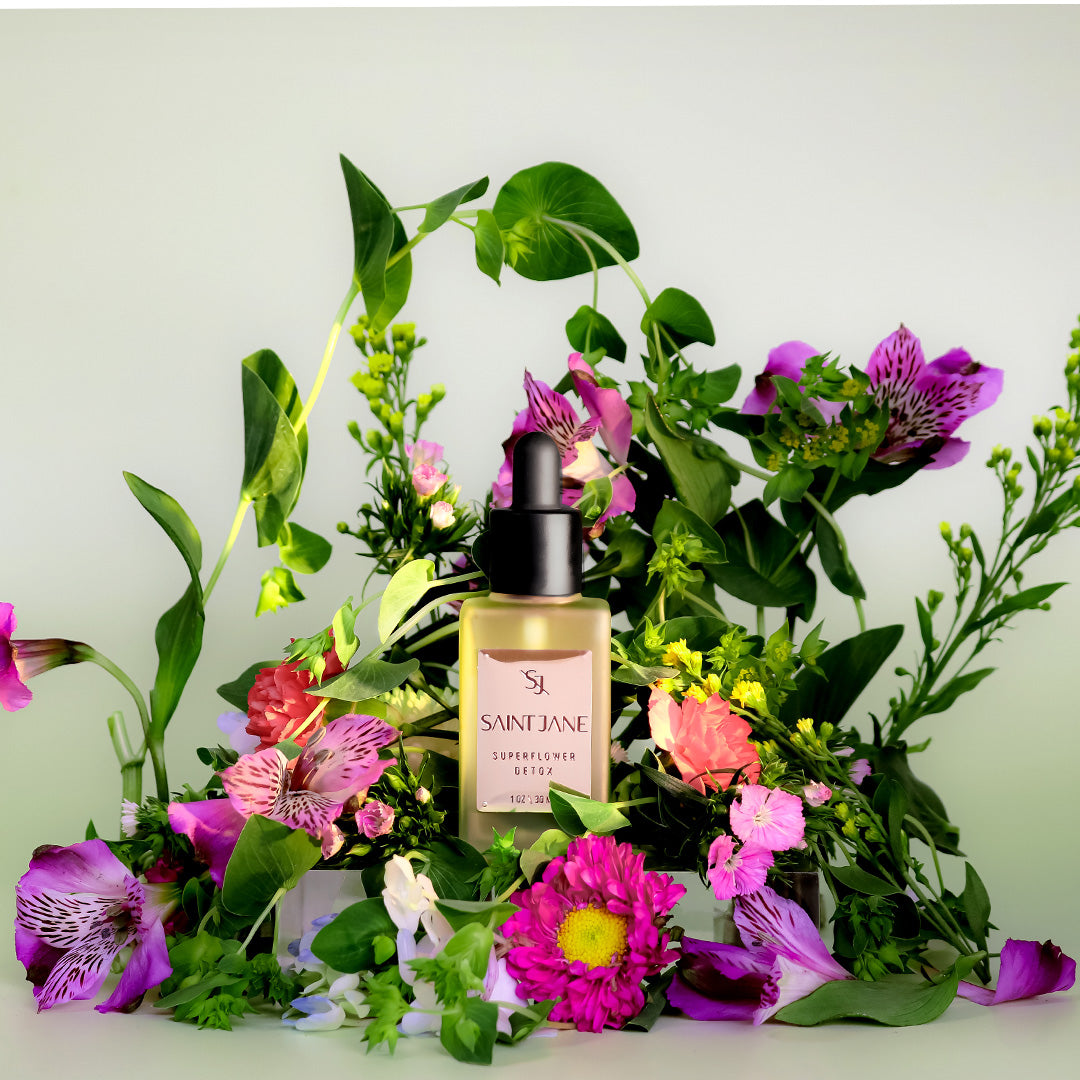 This ‘Superflower’ Serum Is Like a Green Juice for Your Skin Saint Jane Beauty